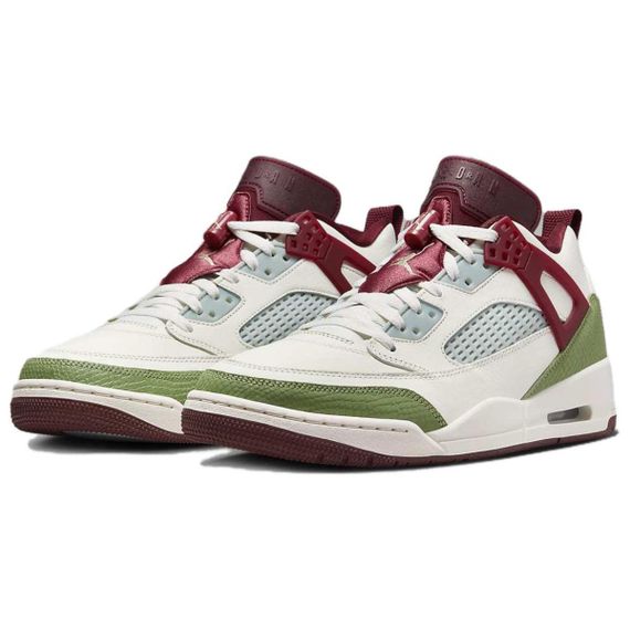 Джордан Spizike Винтажные баскетбольные кроссовки Низкие Зеленые Мужские