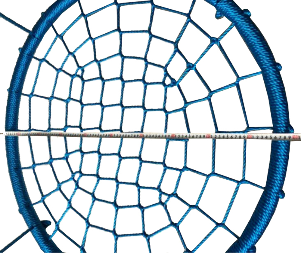 Качели гнездо Капризун диаметр 100 см голубой