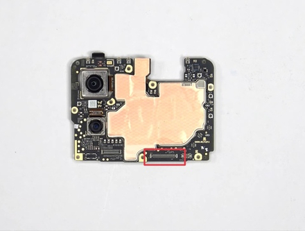 Motorola Moto G86 5G (XT2527) - FPC коннектор зарядки (на плату)