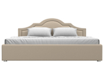 Кровать интерьерная Афина 200, Бежевый, Экокожа, 108340