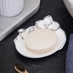 Мыльница Орхидея Калипсо Белый