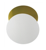 Подложка толщина 1,5 мм. золото/белый Диаметр 30