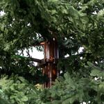 Уличная ствольная елка со скамейкой "Лесная" (Литая хвоя) 6 м