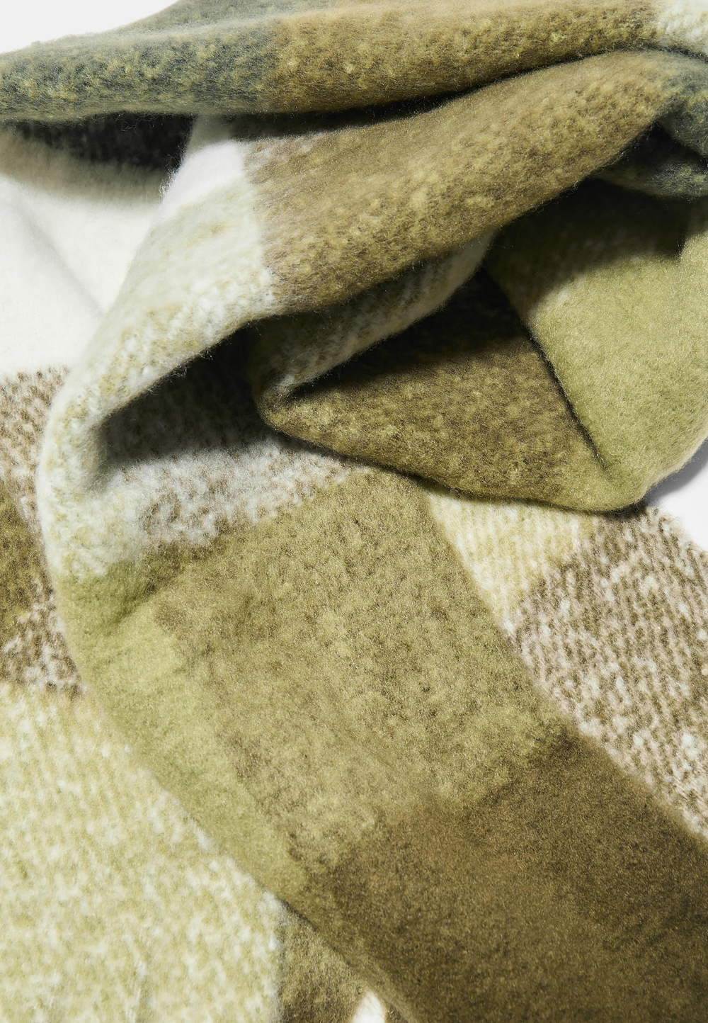 STRADIVARIUS Клетчатый шарф, хаки