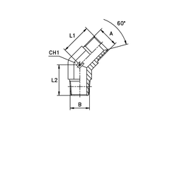 Соединение P45 BSPT 1/2 - BSP 1/2
