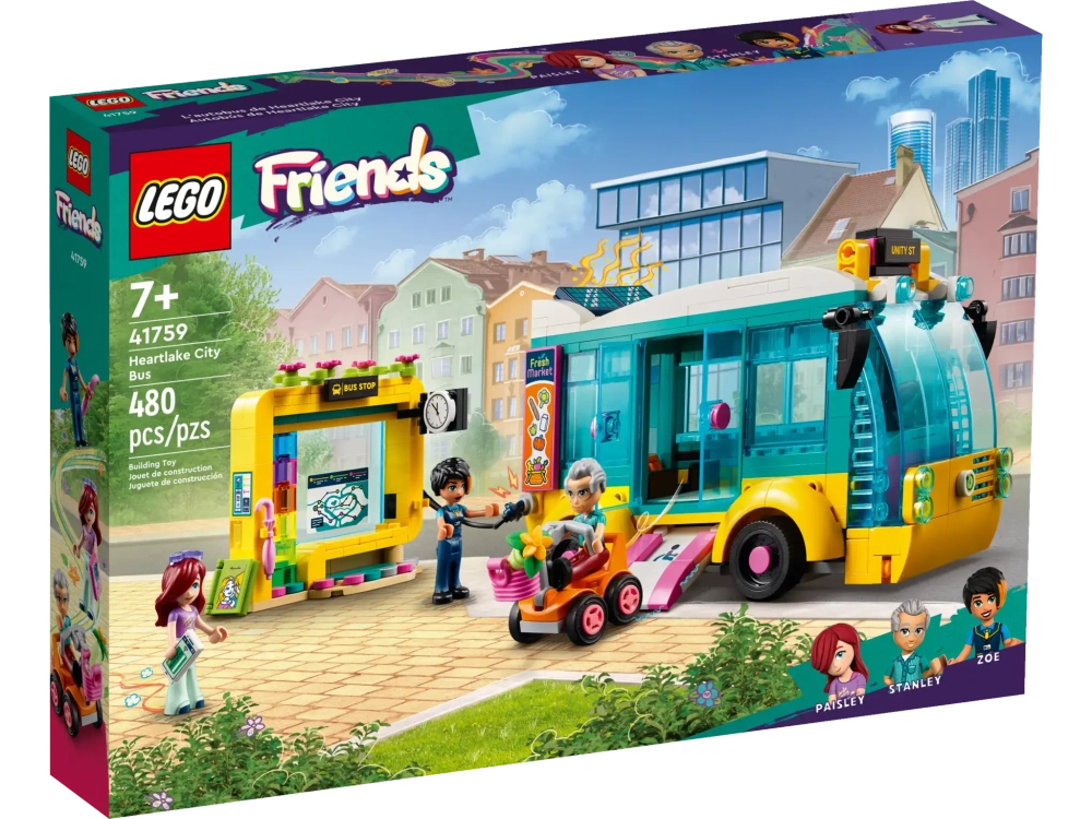 Конструктор LEGO Friends 41759 Городской автобус Хартлейк-Сити
