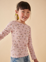 Лонгслив для девочки Next K86-177, 4 шт., Бежевый, Розовый