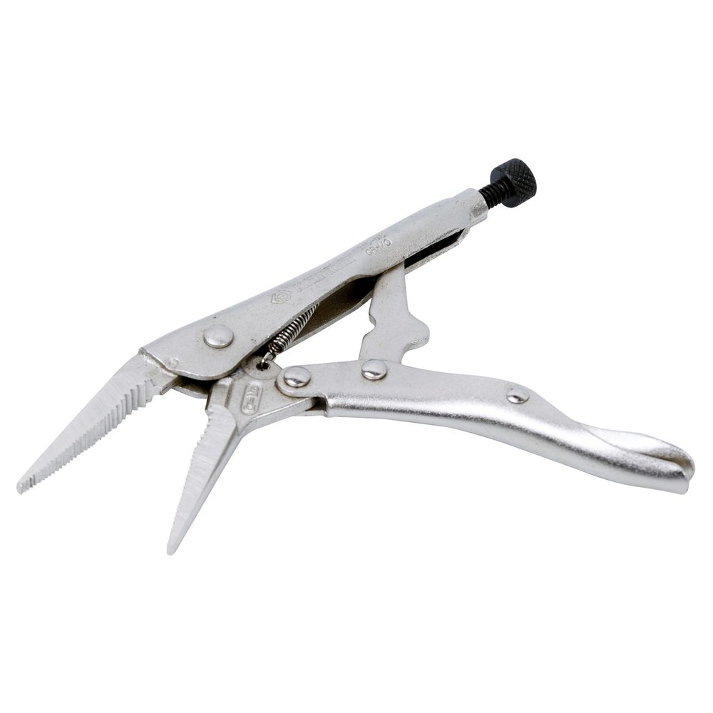 KING TONY (6315-06) Зажим с фиксатором 165 мм, тонконосый