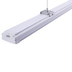 ULO-K21A 20W-5000K-L62-K IP65 WHITE Светильник линейный светодиодный подвесной. Белый свет 5000K. 2200Лм. 625х84х44мм. Корпус белый. TM Uniel