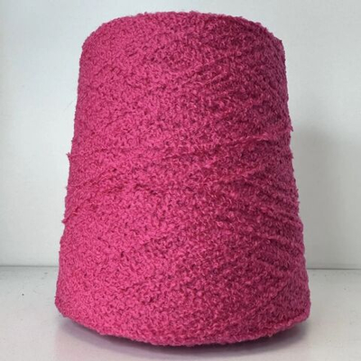 VELLO - Ri.Go; 87% меринос, 5% кашемир, 8 % п/а; Букле; 300м/100гр; col.218477, цвет: малиновый, фуксия