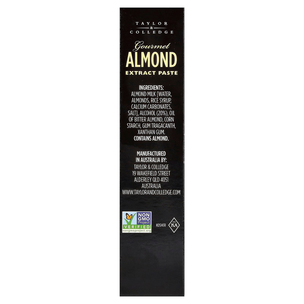 Taylor & Colledge, Паста с экстрактом миндаля для гурманов, 40 г (1,4 унции)