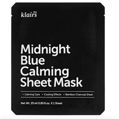 Dear Klairs Midnight Blue Calming Sheet Mask 1шт