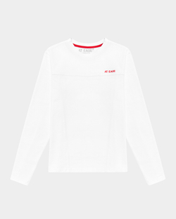 Лонгслив Regular t-shirt белый