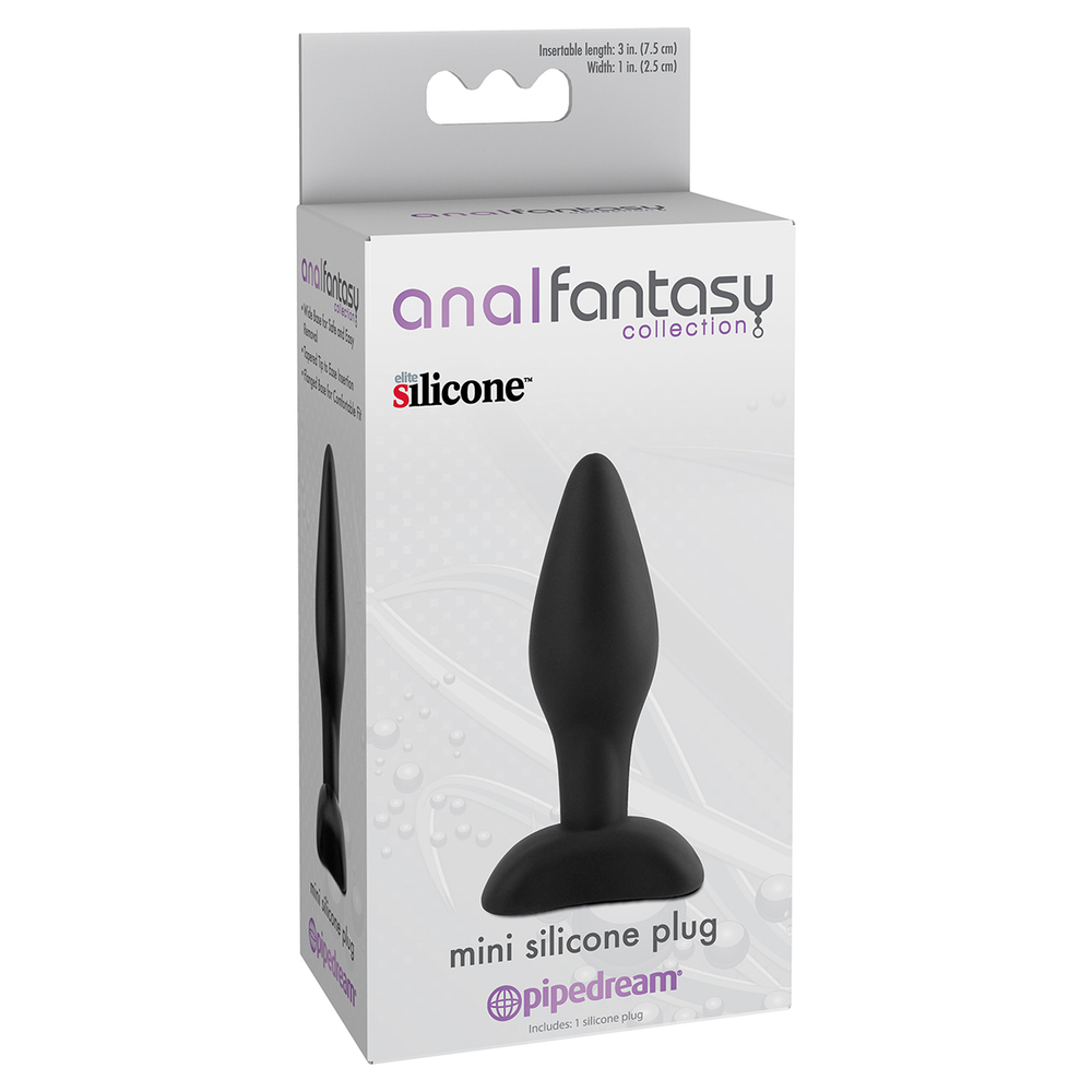 Анальная пробка для начинающих Mini Silicone Plug