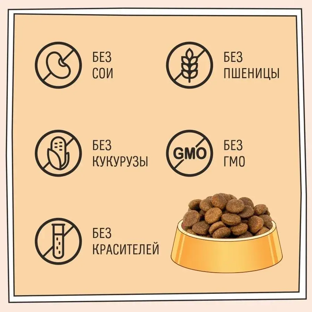 Сухой корм для собак ZILLII (Зилли) Dog Adult Large Breed 3кг индейка и ягненок для крупных пород