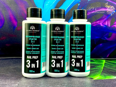 Обезжириватель, антисептик и дегидратор для рук (3 в 1), 100 мл