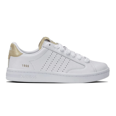 Женские теннисные кроссовки K-Swiss Lozan Klub Women - White, Gold