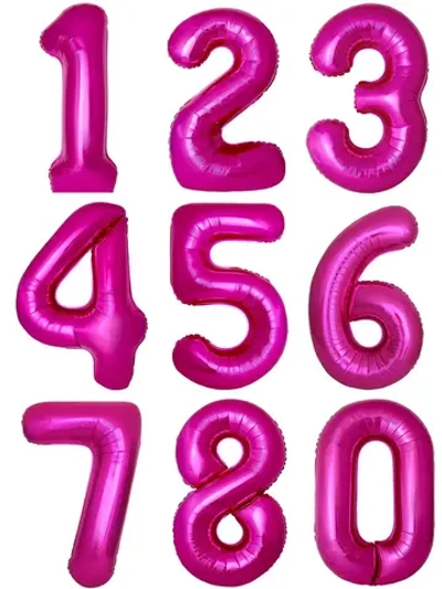 Цифра фуксия