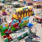 Аттракцион лавочка «Небесные качели», 24 места, 14×4×3,5 м