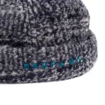 Докер Якорь Портовой пальтовый волнистый серо-темно-синий