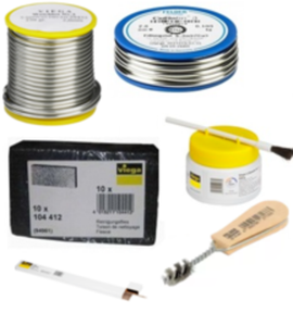 Пайка меди: припои - флюсы - ветошь - зачистные щётки