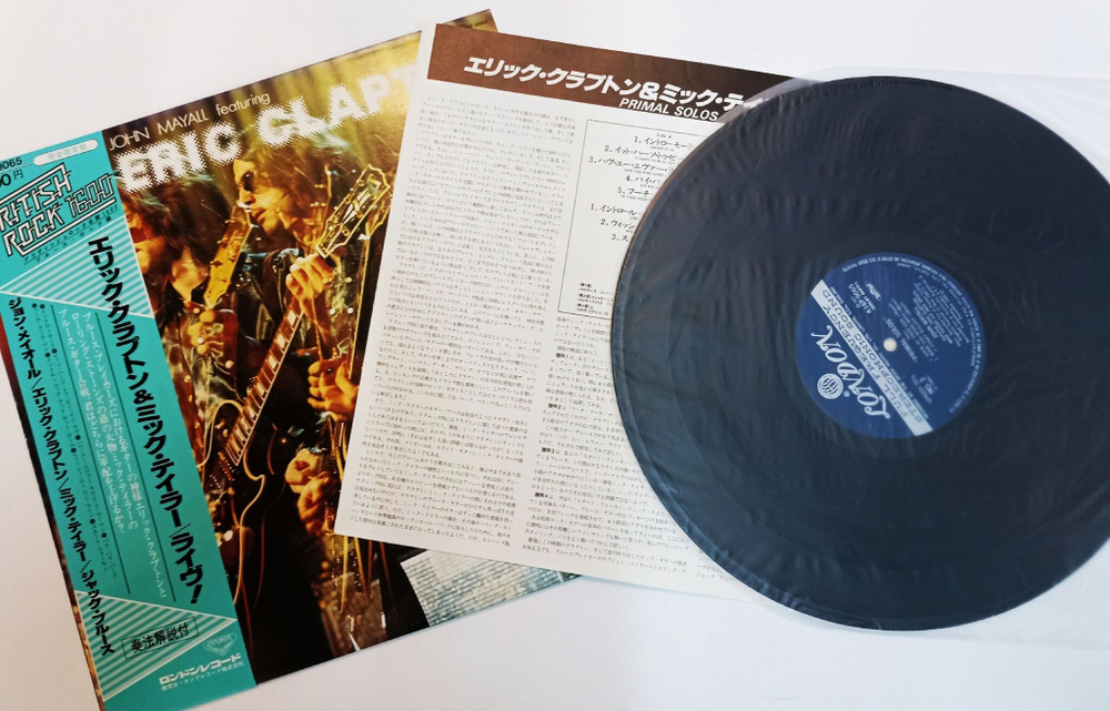 Винтажная виниловая пластинка LP John Mayall Primal Solos (Japan 1977)