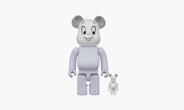 Bearbrick Casper the Friendly Ghost "100% & 400%" Set White