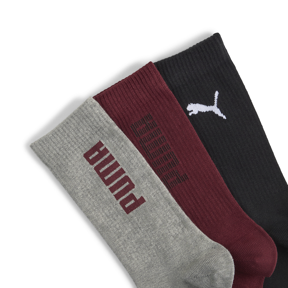 Носки PUMA UNISEX RIB LOGO CREW SOCK 3P