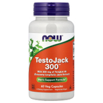 NOW Foods, TestoJack 300™, 300 мг, 60 вегетарианских капсул