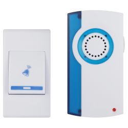 Звонок дверной ЭРА A04 беспроводной, белый | Электрозвонки беспроводные