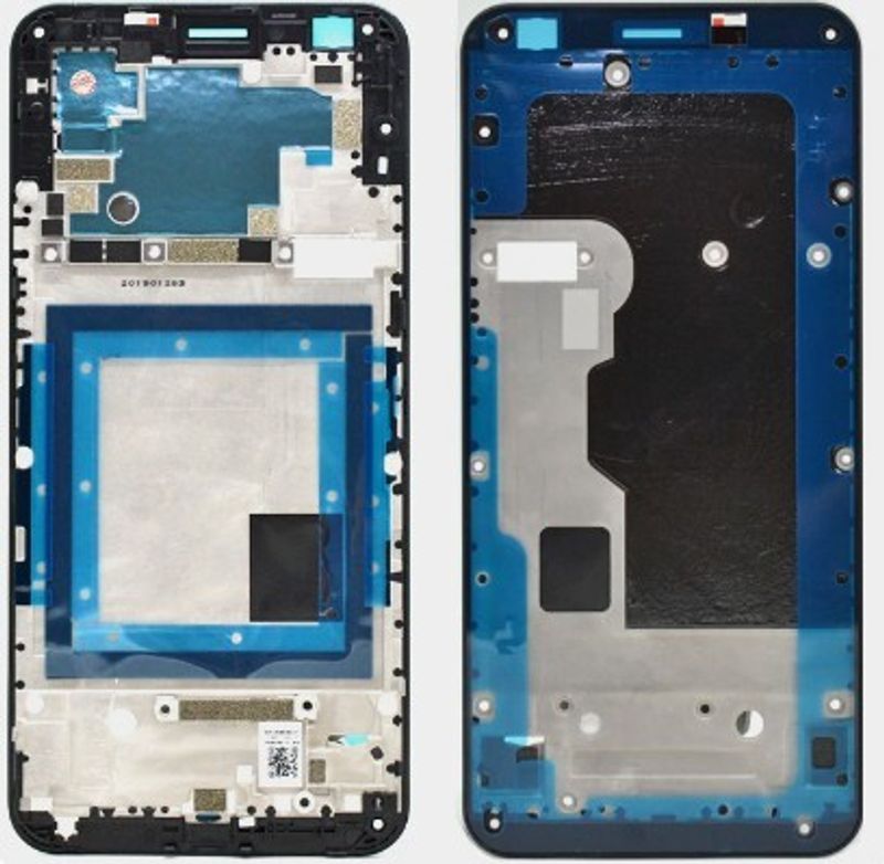 Средняя часть корпуса для Google Pixel 3A (Black)