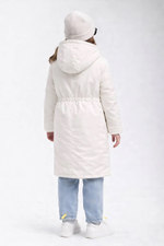 Пальто демисезонное для девочки "HN-9" ваниль