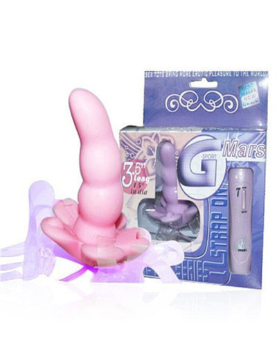 Розовый вибростимулятор G-Spot Свободные руки