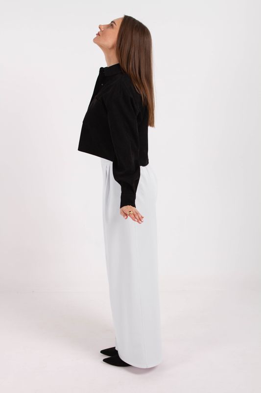 Микровельвет рубашка короткая IMBA