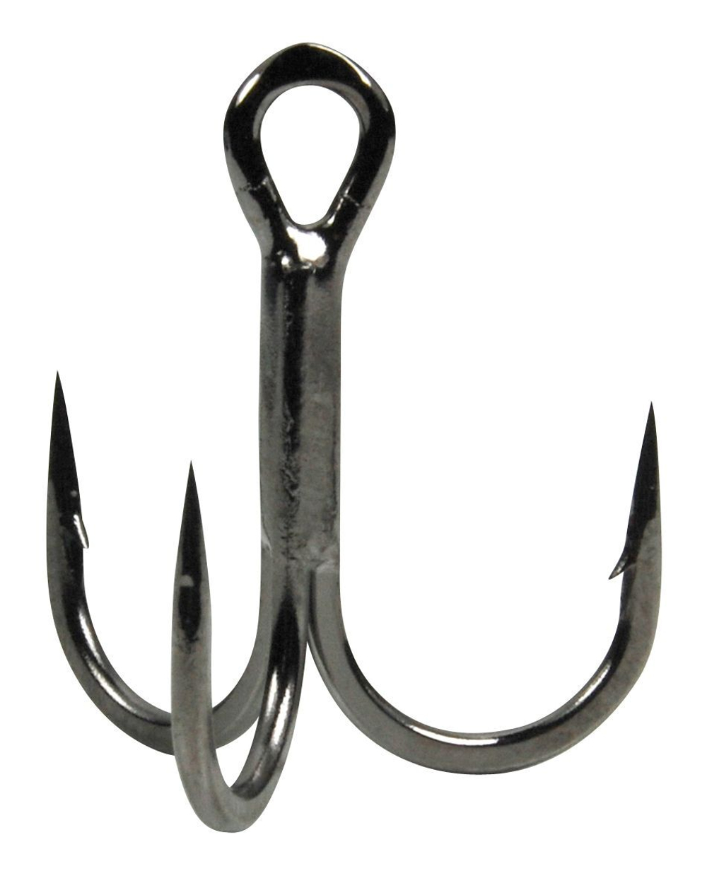 Крючок Gamakatsu Treble Hooks 18NS SS ME Preda Short Shank Black №02