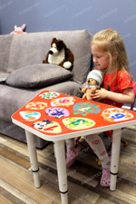 Стол ТРАПЕЦИЯ регулируемый ЦИФРЫ