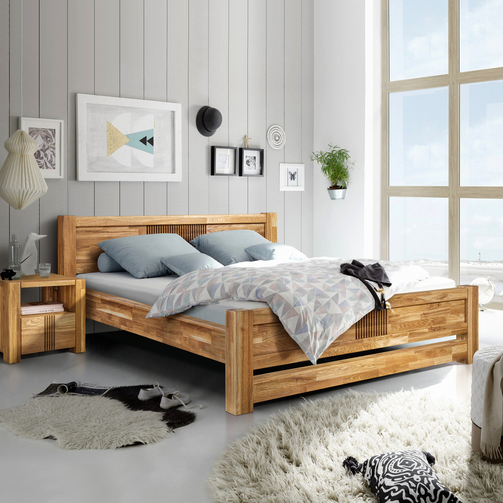 Тумба прикроватная из массива дуба Аликанте