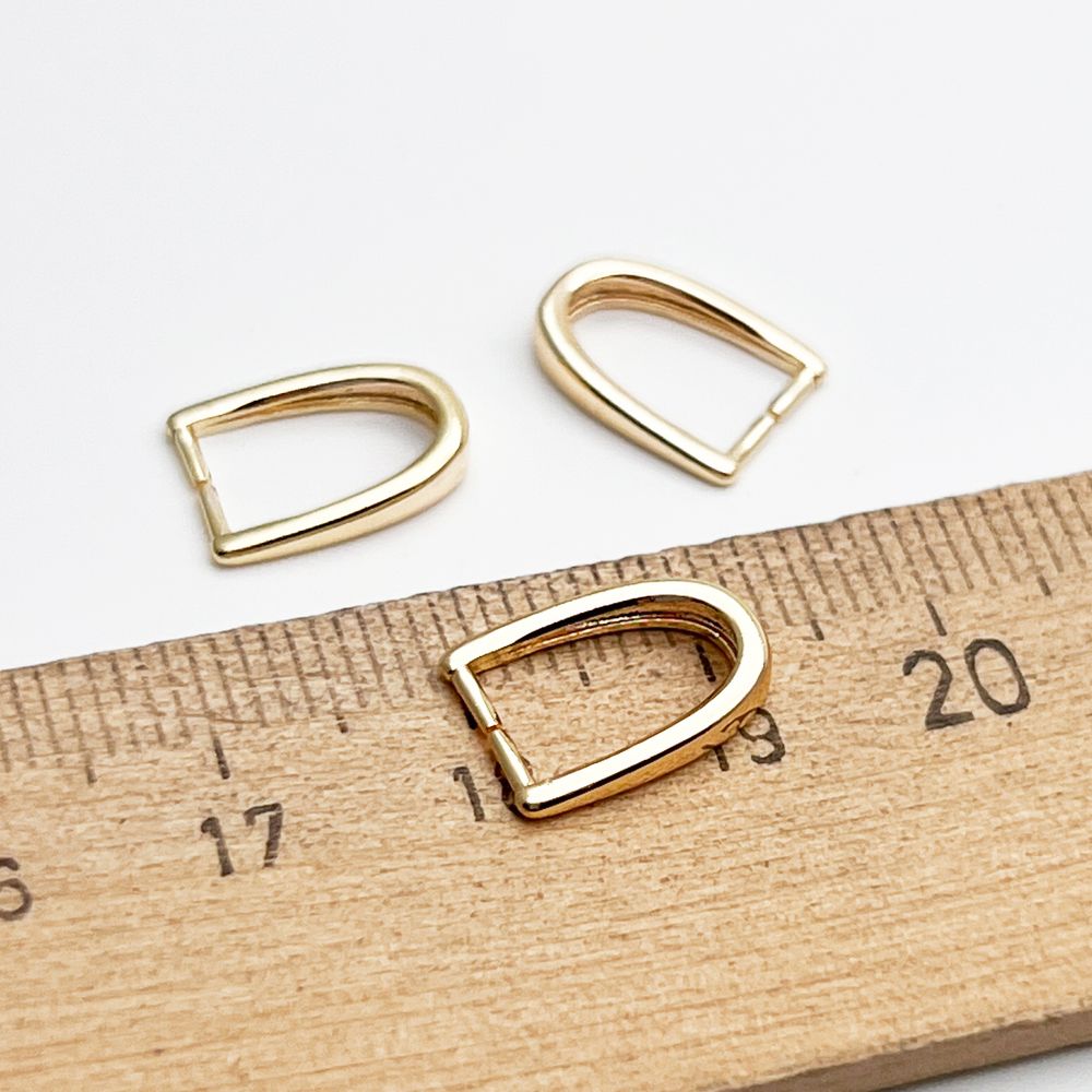 Бейл для кулона, цвет золото, размер 12*2,5 мм, цена за 1 шт