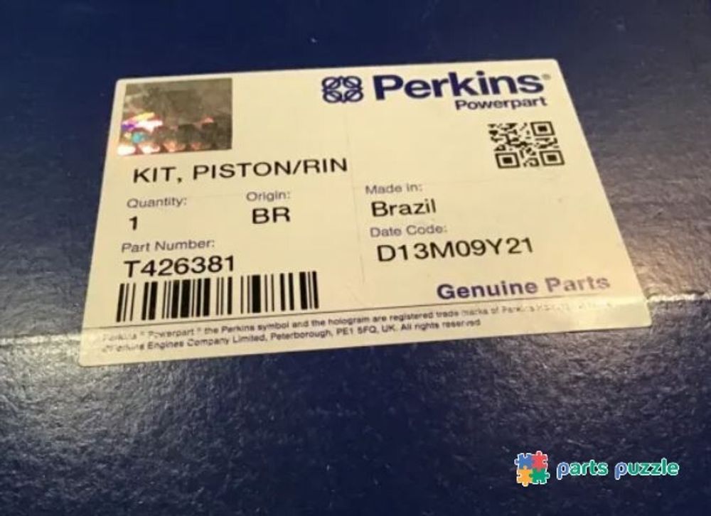 Поршень в сборе с кольцами / KIT, PISTON/RIN АРТ: T426381 Поршень в сборе с кольцами / KIT, PISTON/RIN АРТ: T426381