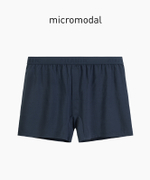 Мужские трусы боксеры Atlantic, 1 шт. в уп., микромодал, сине-зеленые, MBX-662