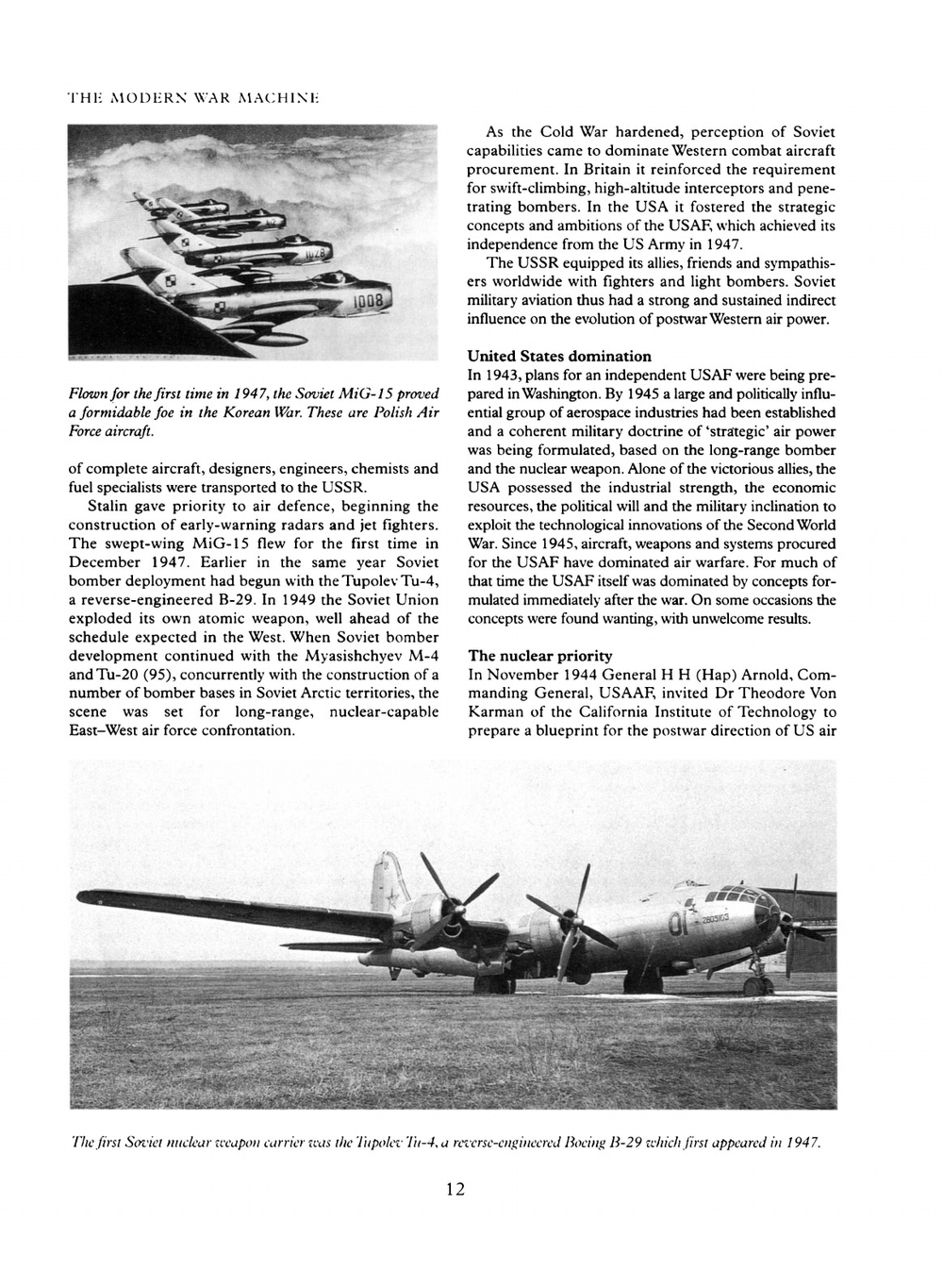 The Modern War Machine. Military Aviation Since 1945 | P. Jarrett