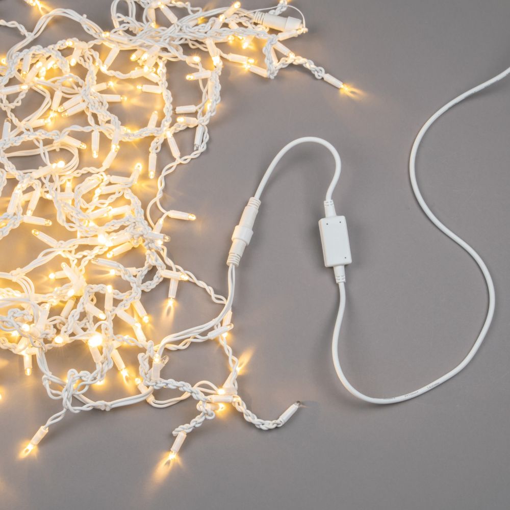 UCX-F90 P-1.5M-WH Провод питания для гирлянд серии F90PRO. 1.5м. Статика-мерцание. IP67. Белый. ТМ Uniel