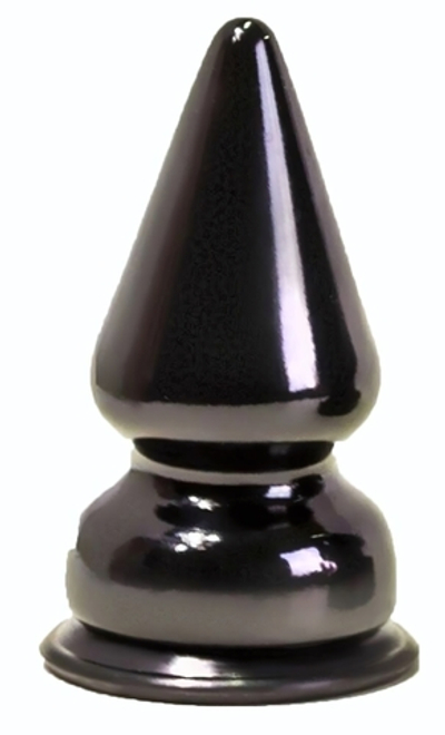Чёрный анальный плаг MAGNUM 1 - 10 см. (Цвет: черный)