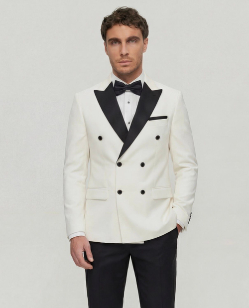 Мужской смокинг (белый) А59
