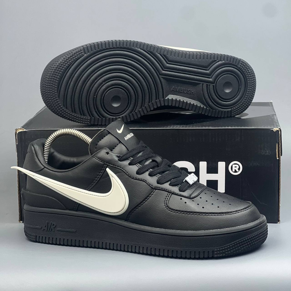 Кроссовки Nike AirForce1 x AmbushBlack #133(черн.)