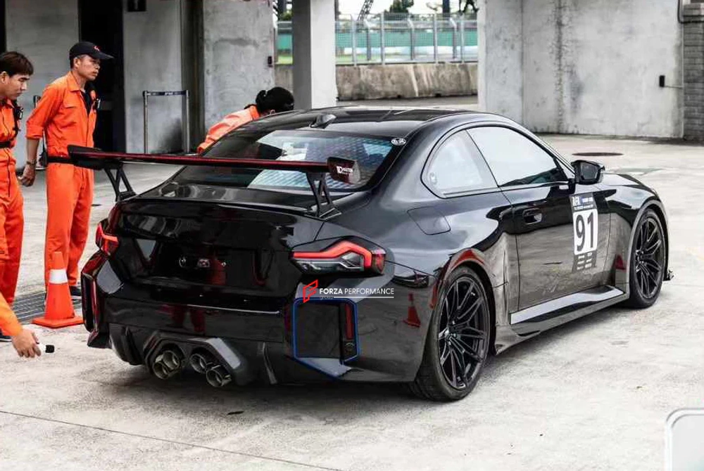 Выхлопная система и диффузор заднего бампера для BMW M2 G87 2023+ БМВ тюнинг