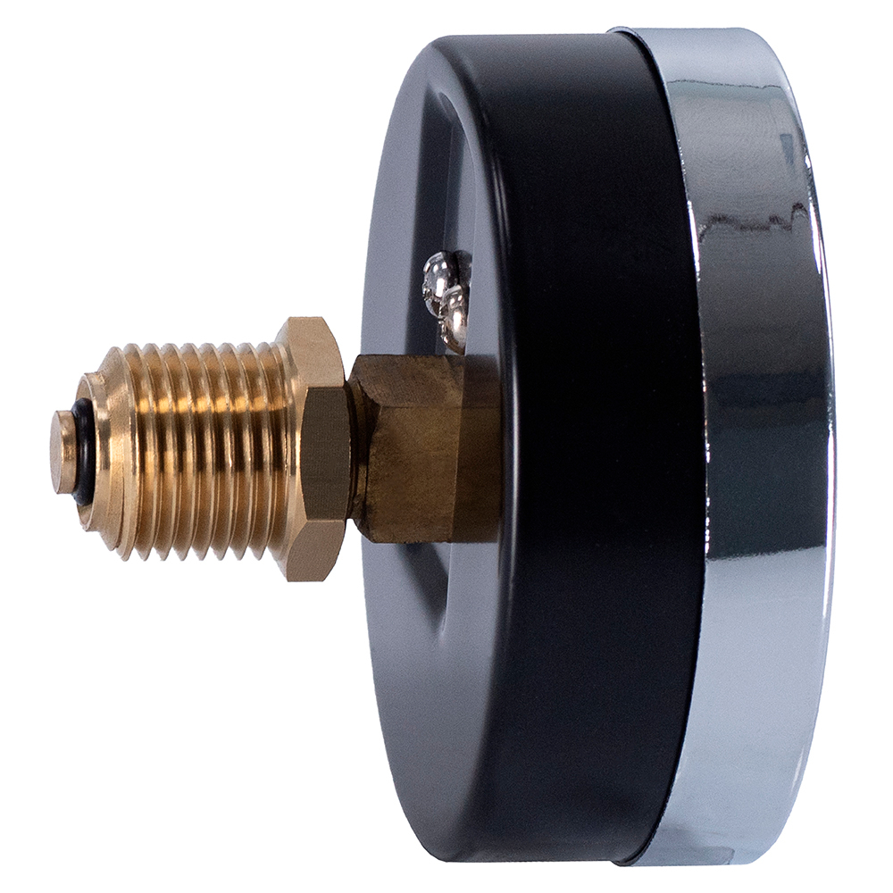 Термоманометр горизонтальный  80 мм 1/2"- 4 бар (0-120C) Millennium