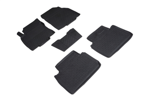 Резиновые коврики с высоким бортом для Renault Koleos II 2017-н.в. Seintex.88702