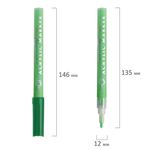 Маркеры акриловые для рисования и хобби BRAUBERG ART CLASSIC, НАБОР 12 цветов, наконечник 1 мм, 152151