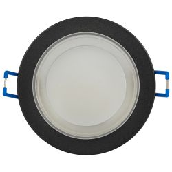 Встраиваемый светильник декоративный ЭРА DK107 BK MR16 GU5.3 черный | Декоративные встраиваемые светильники